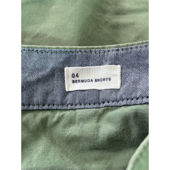 Gap Womens Bermuda Shorts Size 4 Green Casual Summer Wear - Picture 4 of 9